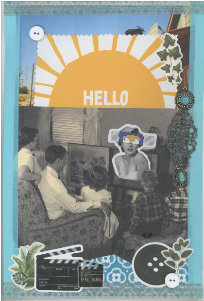 Hello A4 collage